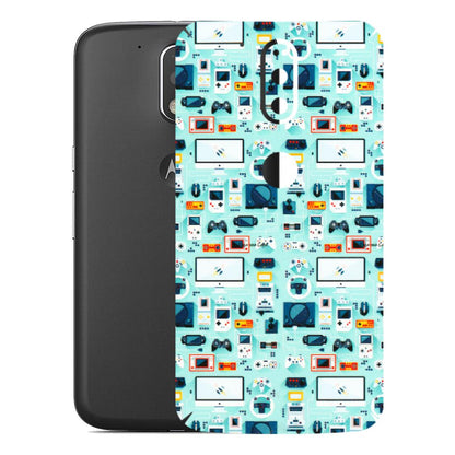 Motorola Phone Skins (All Models) - Gadgets Doodle - 3D Embossed Finish (L-184) Motorola Moto G4 Plus