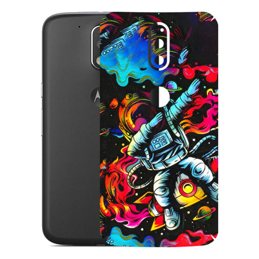 Motorola Phone Skins (All Models) - Astronaut Dope - 3D Embossed Finish (L-191) Motorola Moto G4 Plus