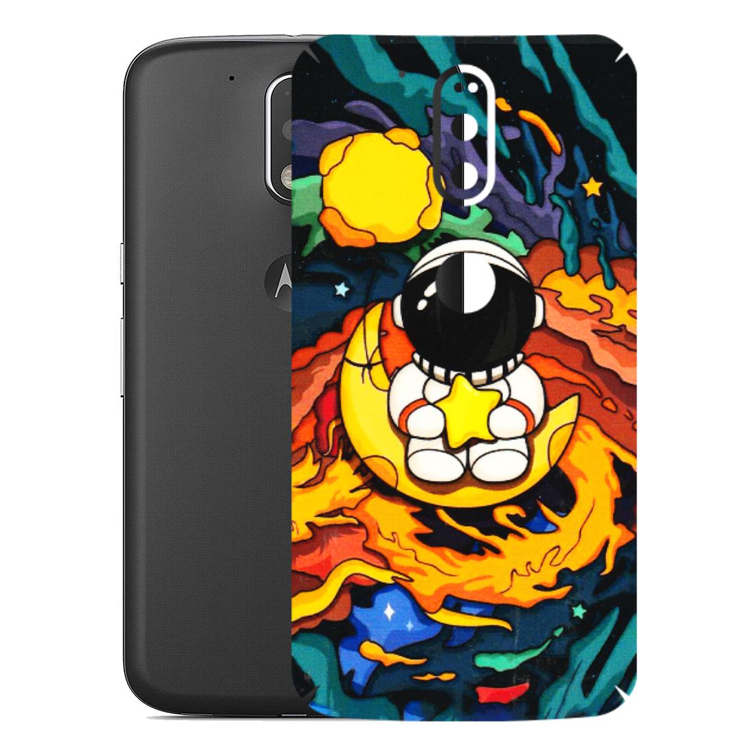 Motorola Phone Skins (All Models) - Baby Astronaut - 3D Embossed Finish (L-197) Motorola Moto G4 Plus