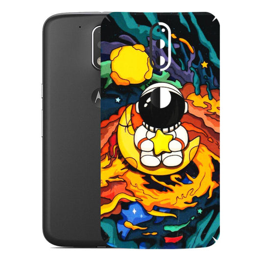 Motorola Phone Skins (All Models) - Baby Astronaut - 3D Embossed Finish (L-197) Motorola Moto G4 Plus