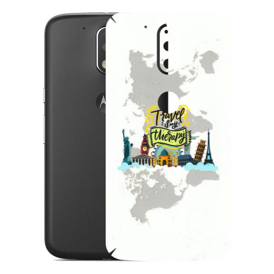 Motorola Phone Skins (All Models) - Travel Therapy - 3D Embossed Finish (L-199) Motorola Moto G4 Plus