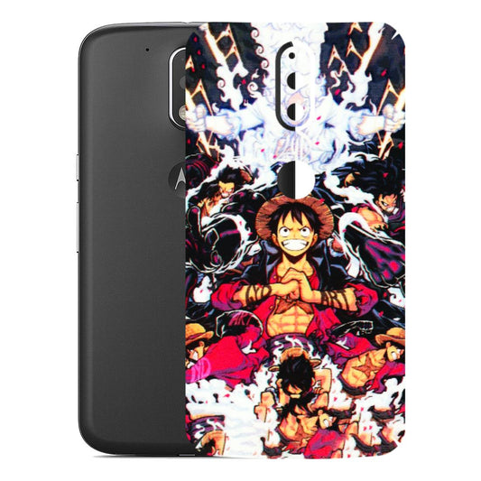 Motorola Phone Skins (All Models) - Luffy Anime Character - 3D Embossed Finish (L-203) Motorola Moto G4 Plus