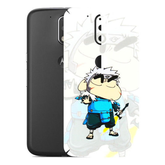Motorola Phone Skins (All Models) - Angry Young Shinchan - 3D Embossed Finish (L-226) Motorola Moto G4 Plus