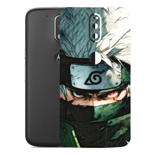 Motorola Phone Skins (All Models) - Kakashi Red Eye Focus - 3D Embossed Finish (L-227) Motorola Moto G4 Plus