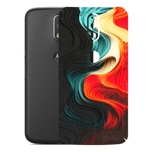 Motorola Phone Skins (All Models) - The Silky Swirl - 3D Embossed Finish (L-240) Motorola Moto G4 Plus
