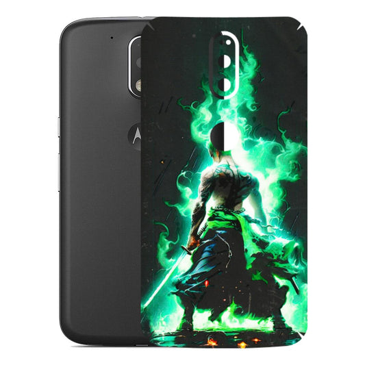 Motorola Phone Skins (All Models) - Zoro Sword - 3D Embossed Finish (L-241) Motorola Moto G4 Plus