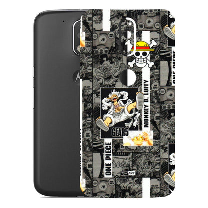 Motorola Phone Skins (All Models) - Cuffy Anime MonkeyCamic - 3D Embossed Finish (L-242) Motorola Moto G4 Plus