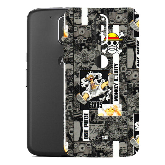 Motorola Phone Skins (All Models) - Cuffy Anime MonkeyCamic - 3D Embossed Finish (L-242) Motorola Moto G4 Plus