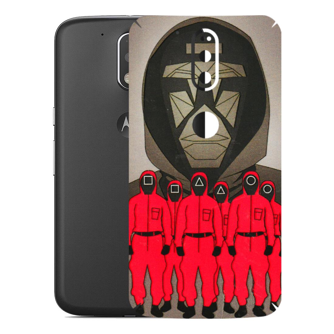 Motorola Phone Skins (All Models) - Squid Game Hero - 3D Embossed Finish (L-245) Motorola Moto G4 Plus