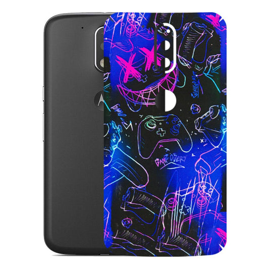 Motorola Phone Skins (All Models) - Gamers Paradise - 3D Embossed Finish (L-258) Motorola Moto G4 Plus