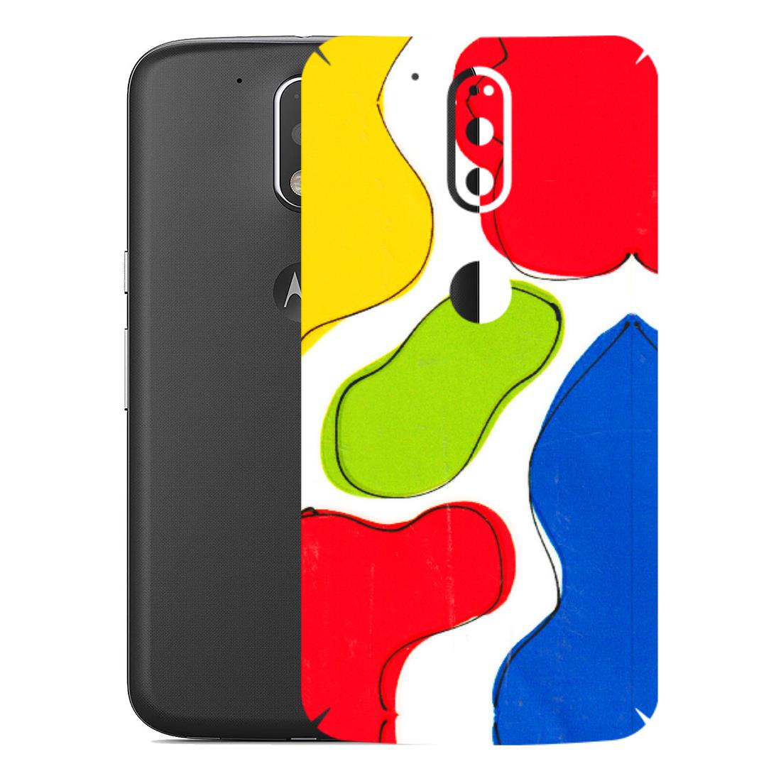 Motorola Phone Skins (All Models) - RGB Colour Paint - 3D Embossed Finish (L-284) Motorola Moto G4 Plus