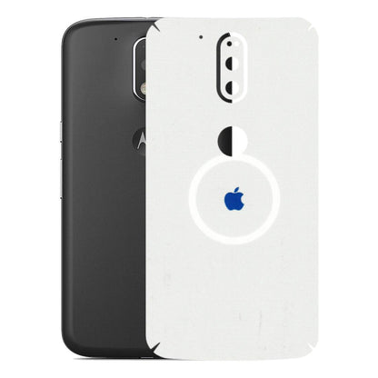 Motorola Phone Skins (All Models) - iPhone Magsafe Logo - 3D Embossed Finish (L-320) Motorola Moto G4 Plus