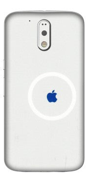 Motorola Phone Skins (All Models) - iPhone Magsafe Logo - 3D Embossed Finish (L-320) Motorola Moto G4 Plus
