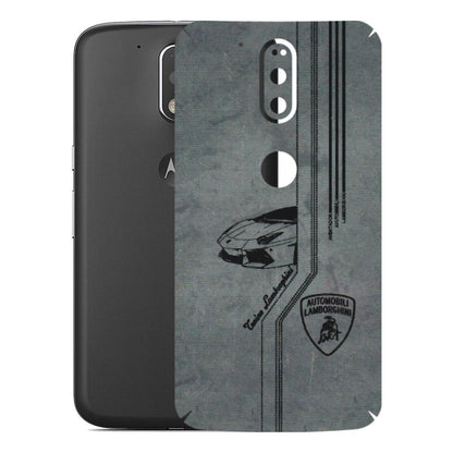 Motorola Phone Skins (All Models) - New Lamborgini Aventador - 3D Embossed Finish (L-321) Motorola Moto G4 Plus