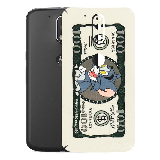 Motorola Phone Skins (All Models) - Tom Hundred Dollar - 3D Embossed Finish (L-324) Motorola Moto G4 Plus