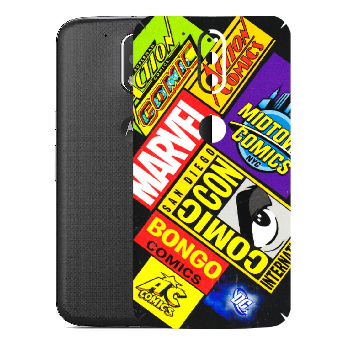 Motorola Phone Skins (All Models) - Bongo Comic Con - 3D Embossed Finish (L-325) Motorola Moto G4 Plus