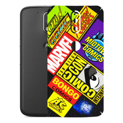 Motorola Phone Skins (All Models) - Bongo Comic Con - 3D Embossed Finish (L-325) Motorola Moto G4 Plus