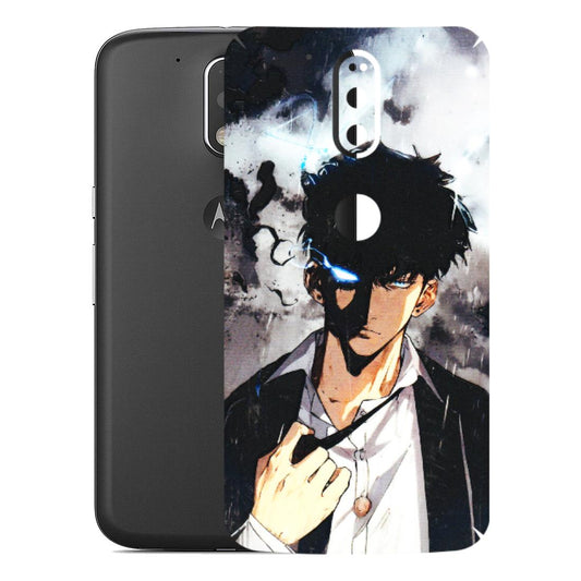 Motorola Phone Skins (All Models) - Sung Jinwoo Manhwa Anime - 3D Embossed Finish (L-328) Motorola Moto G4 Plus