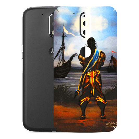 Motorola Phone Skins (All Models) - Heavenly God Figure - 3D Embossed Finish (L-34) Motorola Moto G4 Plus