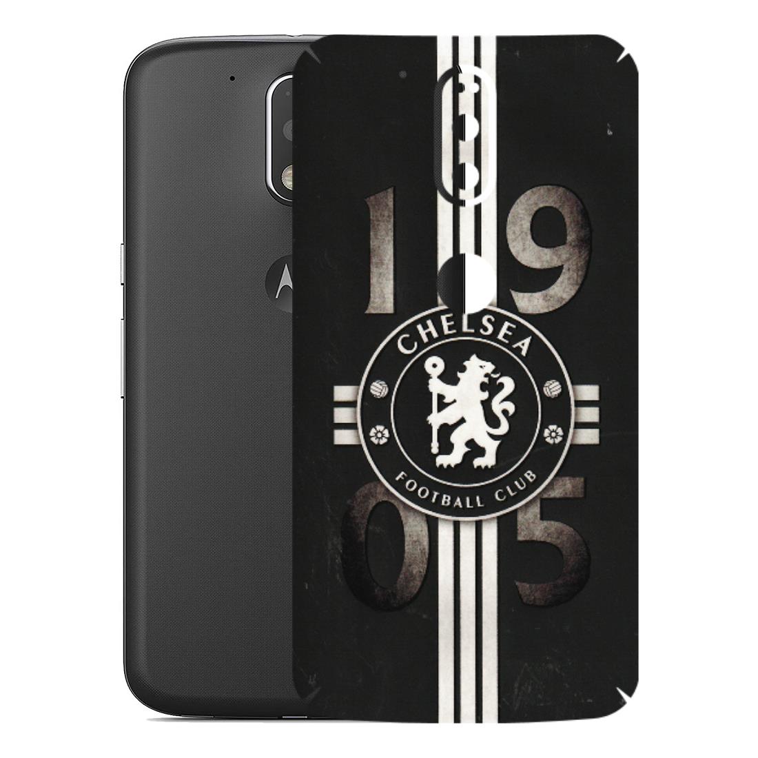 Motorola Phone Skins (All Models) - Chelsea Fan Club - 3D Embossed Finish (L-36) Motorola Moto G4 Plus