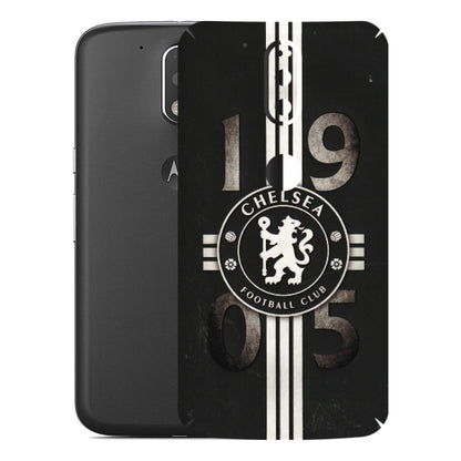 Motorola Phone Skins (All Models) - Chelsea Fan Club - 3D Embossed Finish (L-36) Motorola Moto G4 Plus