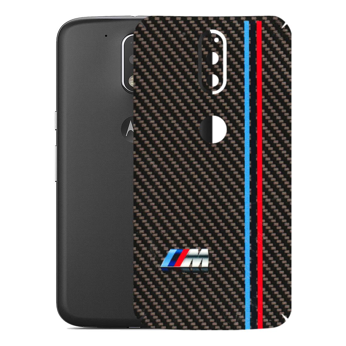 Motorola Phone Skins (All Models) - BM Carbon Fiber Feels - 3D Embossed Finish (L-38) Motorola Moto G4 Plus