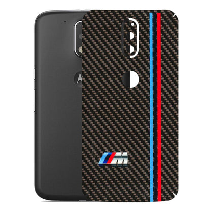 Motorola Phone Skins (All Models) - BM Carbon Fiber Feels - 3D Embossed Finish (L-38) Motorola Moto G4 Plus