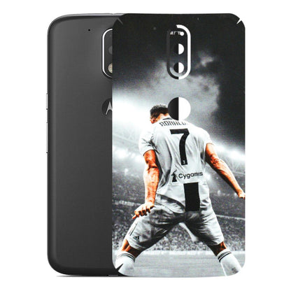Motorola Phone Skins (All Models) - Ronaldo CR7 Crazy - 3D Embossed Finish (L-44) Motorola Moto G4 Plus