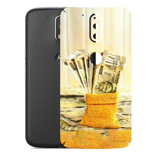 Motorola Phone Skins (All Models) - Show Me The Money - 3D Embossed Finish (L-52) Motorola Moto G4 Plus