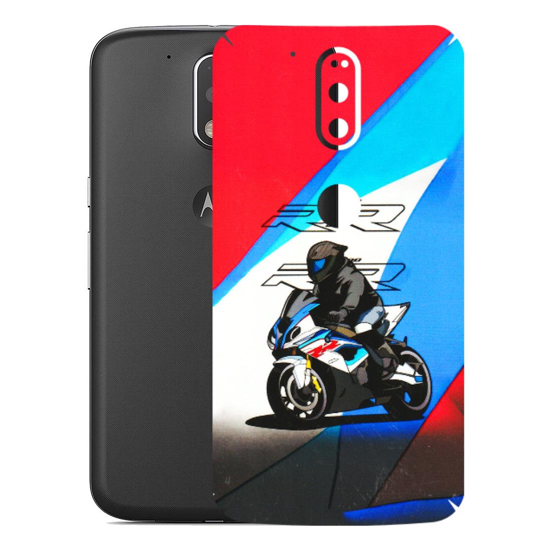 Motorola Phone Skins (All Models) - Bikers Love - 3D Embossed Finish (L-58) Motorola Moto G4 Plus