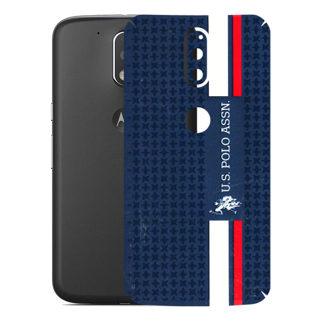 Motorola Phone Skins (All Models) - US POLO Designer Brand - 3D Embossed Finish (L-65) Motorola Moto G4 Plus