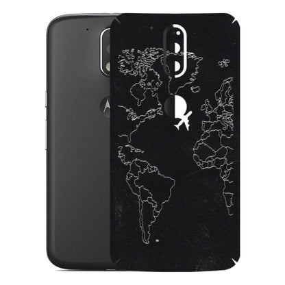 Motorola Phone Skins (All Models) - Never Ending Travel - 3D Embossed Finish (L-79) Motorola Moto G4 Plus