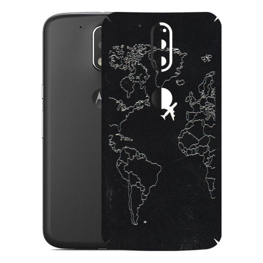 Motorola Phone Skins (All Models) - Never Ending Travel - 3D Embossed Finish (L-79) Motorola Moto G4 Plus