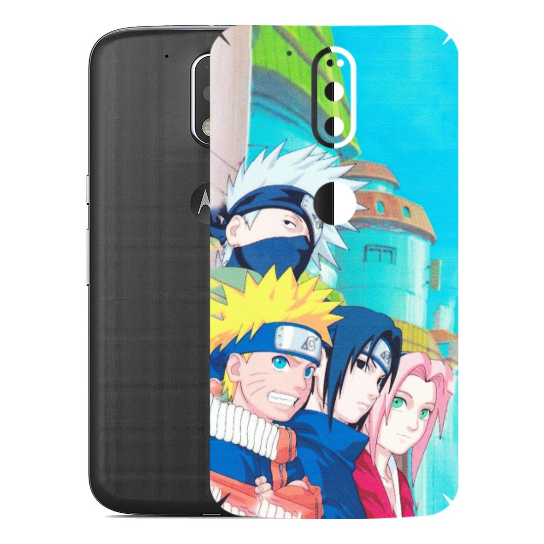 Motorola Phone Skins (All Models) - Team Minato And Kakashi - Matte Finish (M-101) Motorola Moto G4 Plus