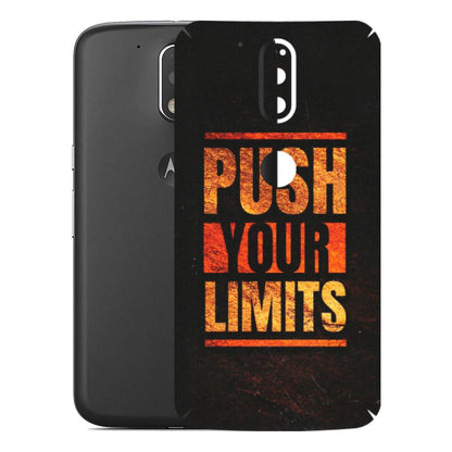 Motorola Phone Skins (All Models) - Push Your Limits - Matte Finish (M-118) Motorola Moto G4 Plus