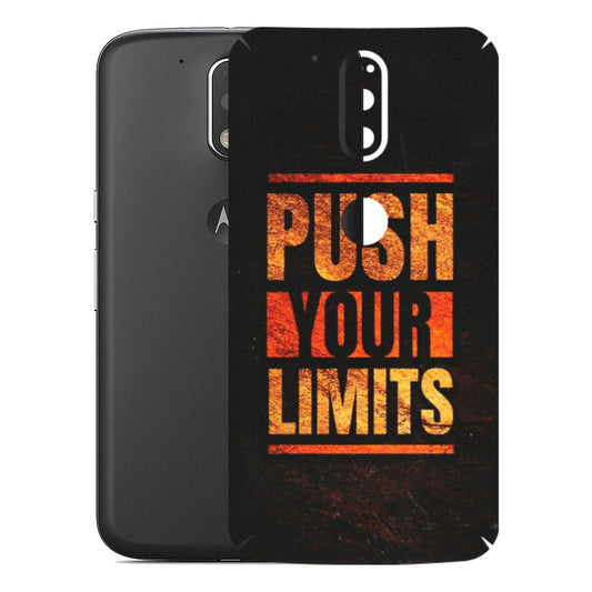 Motorola Phone Skins (All Models) - Push Your Limits - Matte Finish (M-118) Motorola Moto G4 Plus