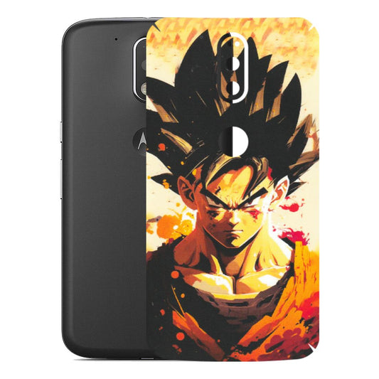 Motorola Phone Skins (All Models) - Angry Goku - Matte Finish (M-12) Motorola Moto G4 Plus