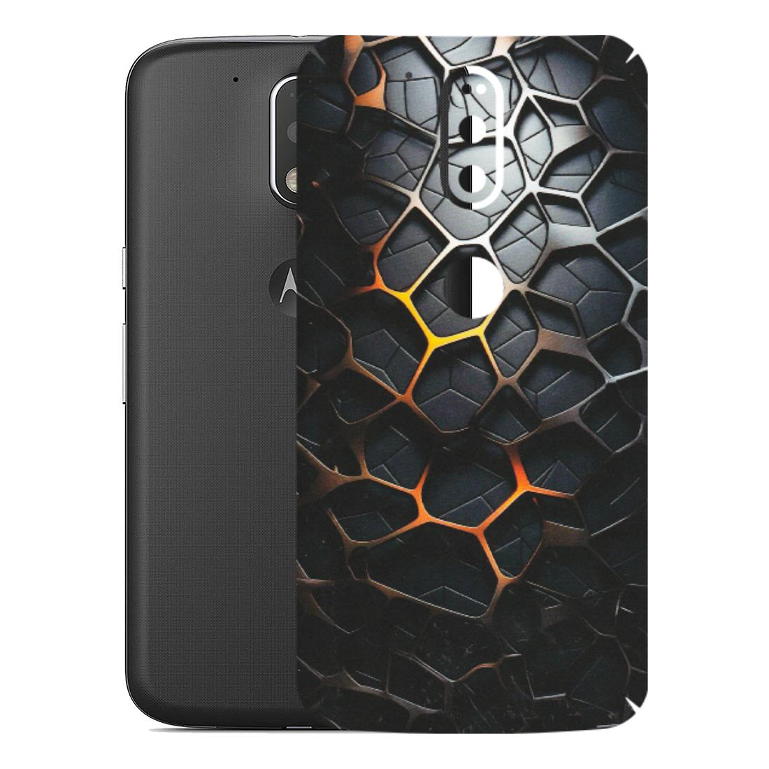 Motorola Phone Skins (All Models) - New Abstract Graphite Tiles - Matte Finish (M-130) Motorola Moto G4 Plus