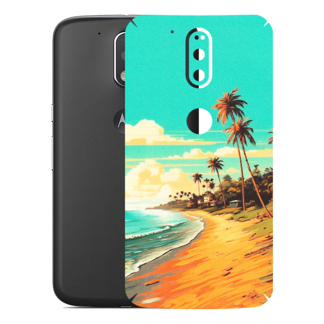 Motorola Phone Skins (All Models) - Miami Beach - Matte Finish (M-136) Motorola Moto G4 Plus