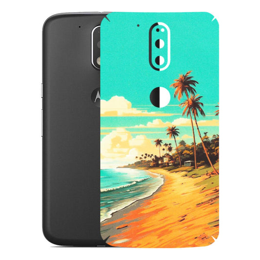 Motorola Phone Skins (All Models) - Miami Beach - Matte Finish (M-136) Motorola Moto G4 Plus