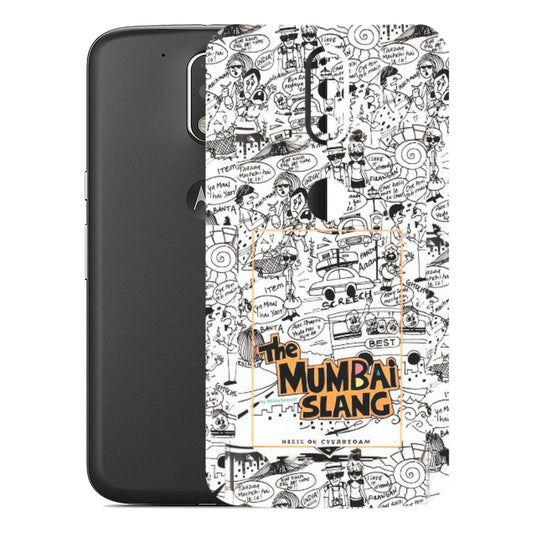 Motorola Phone Skins (All Models) - The Mumbai Slang - Matte Finish (M-142) Motorola Moto G4 Plus