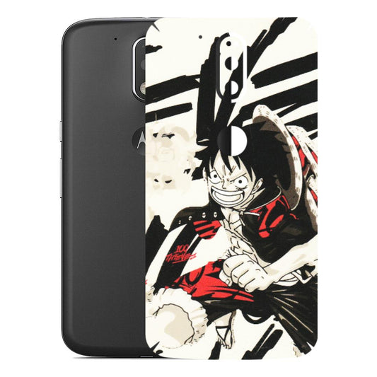 Motorola Phone Skins (All Models) - Monkey D.Luffy Manga Anime - Matte Finish (M-145) Motorola Moto G4 Plus