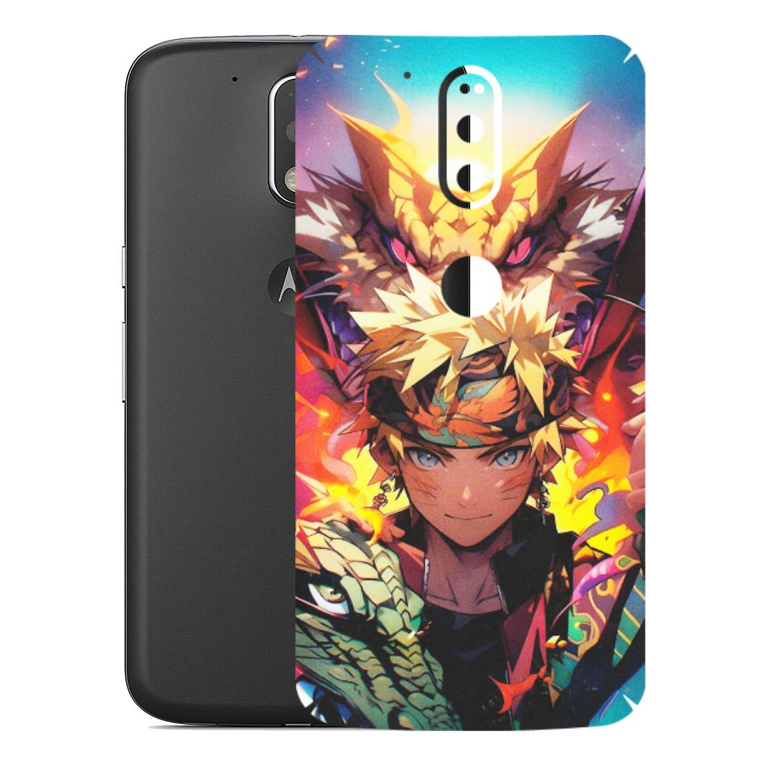 Motorola Phone Skins (All Models) - Angry Naruto Anime - Matte Finish (M-148) Motorola Moto G4 Plus