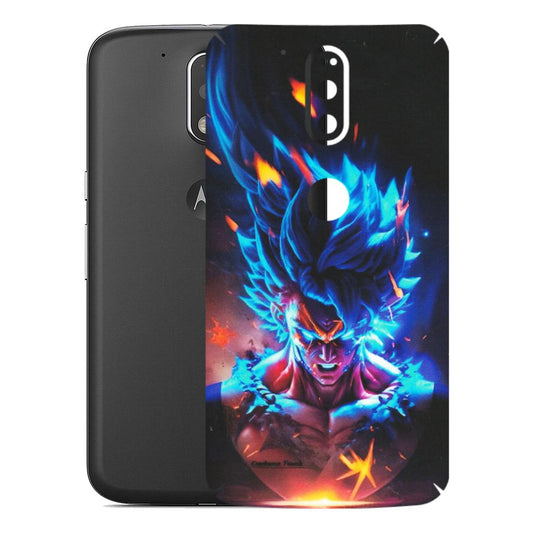 Motorola Phone Skins (All Models) - Angry Goku Dragon Ball Anime - Matte Finish (M-150) Motorola Moto G4 Plus