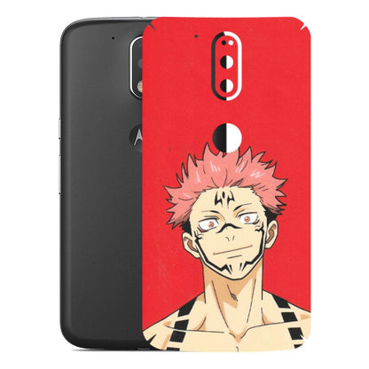 Motorola Phone Skins (All Models) - Ryomen Sukuna Fun Anime - Matte Finish (M-153) Motorola Moto G4 Plus