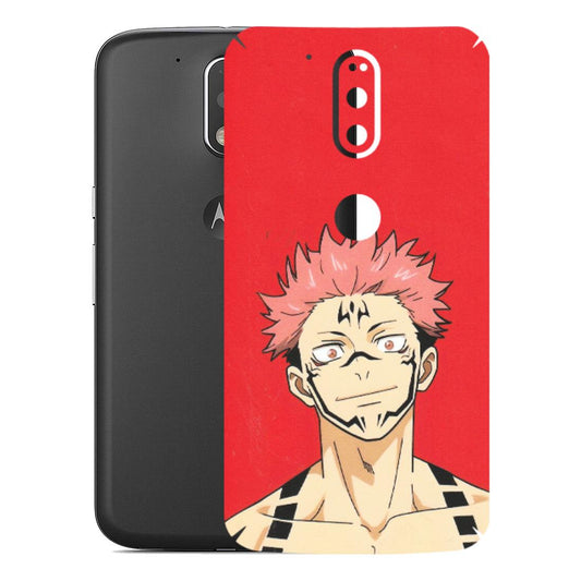 Motorola Phone Skins (All Models) - Ryomen Sukuna Fun Anime - Matte Finish (M-153) Motorola Moto G4 Plus