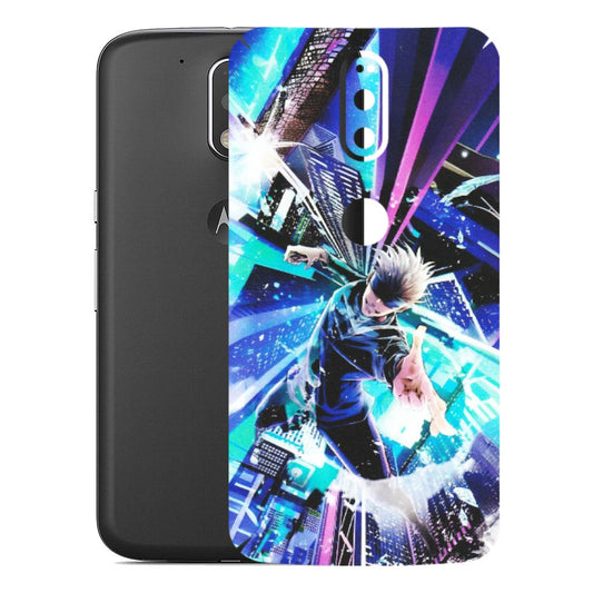 Motorola Phone Skins (All Models) - Manga Action Jujustu Kaisen Anime - Matte Finish (M-155) Motorola Moto G4 Plus
