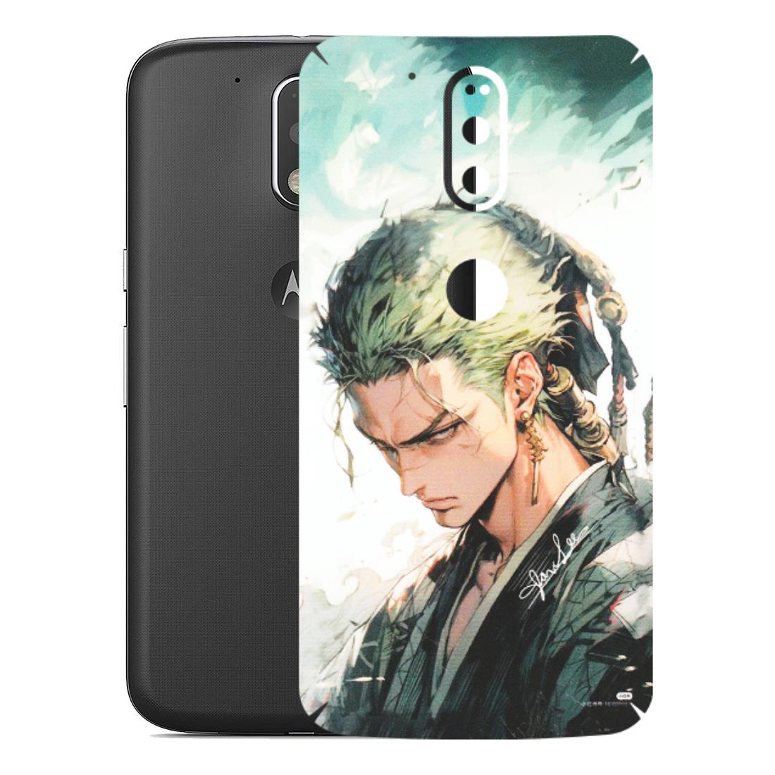 Motorola Phone Skins (All Models) - Pirate Hunter One Piece Anime - Matte Finish (M-157) Motorola Moto G4 Plus