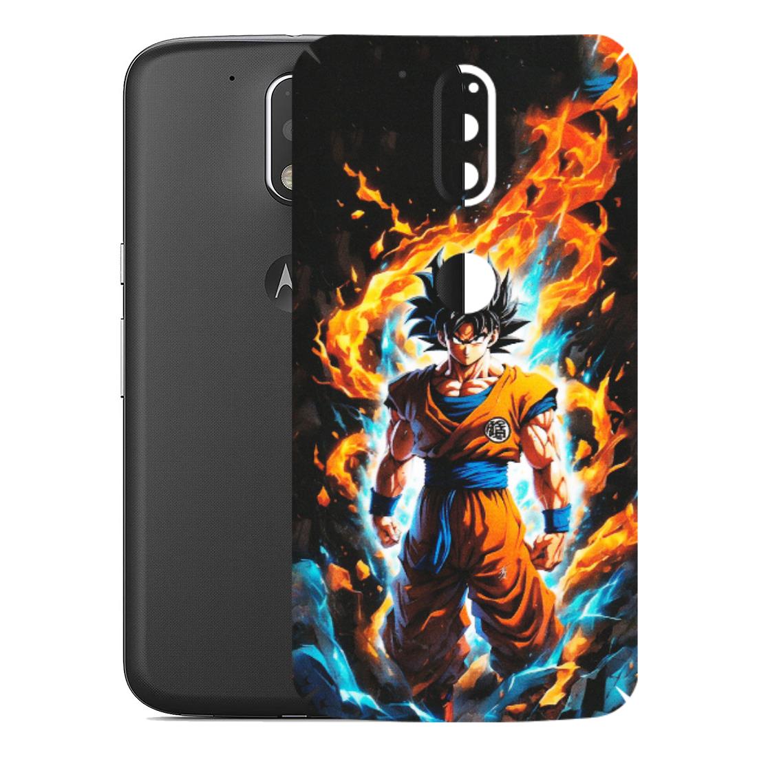 Motorola Phone Skins (All Models) - Goku Transformation Anime - Matte Finish (M-159) Motorola Moto G4 Plus