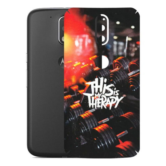 Motorola Phone Skins (All Models) - GYM Lover Therapy - Matte Finish (M-160) Motorola Moto G4 Plus